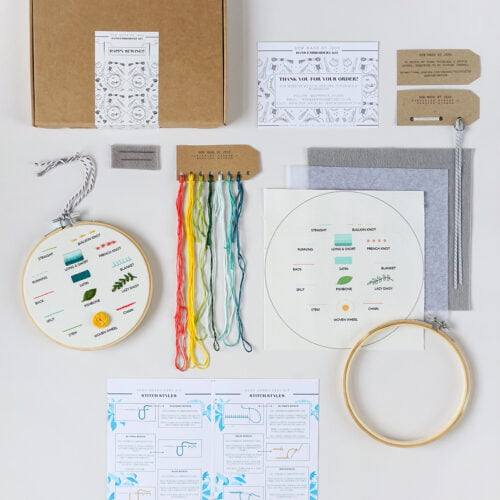 Beginners Hand Embroidery Kit
