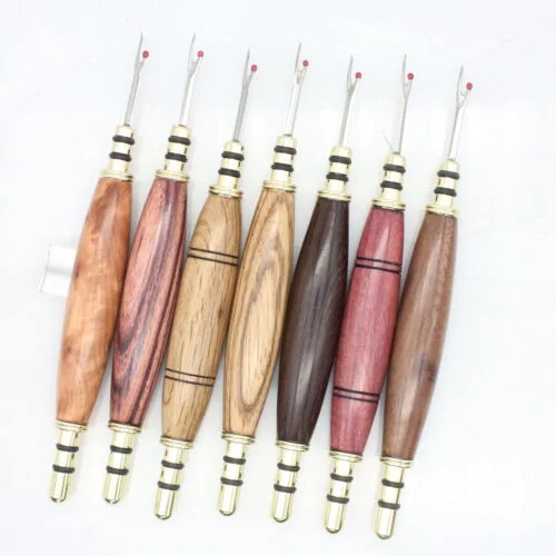 Wood handled seam rippers from Woodcraft by Owen
