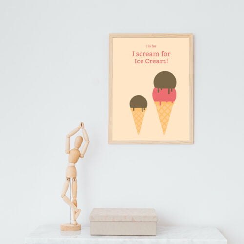 Ice Cream print