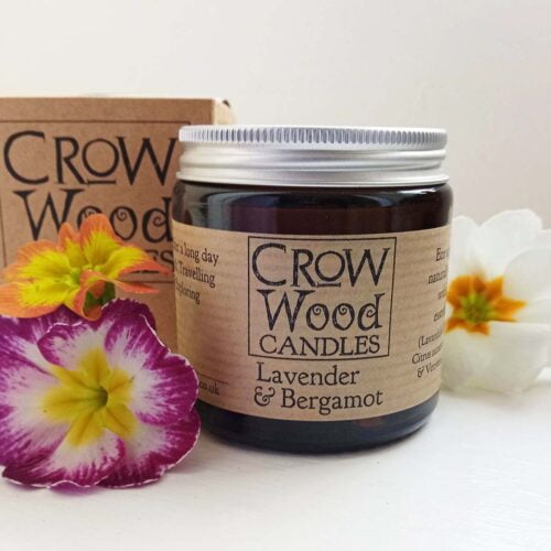 Crow Wood Lavender & bergamot candle