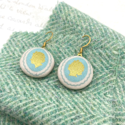 Queen cameo earrings by Bowerbird Jewellery