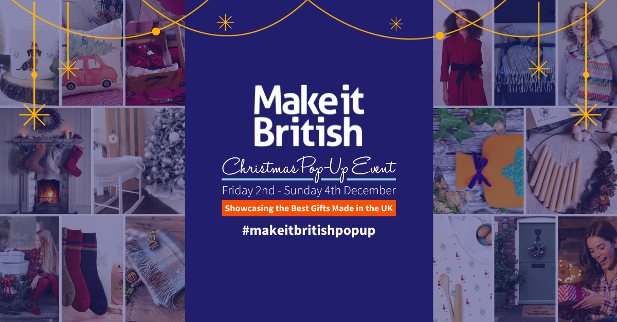 Make it British Christmas Pop-Up 2022 - Tresstle Banner