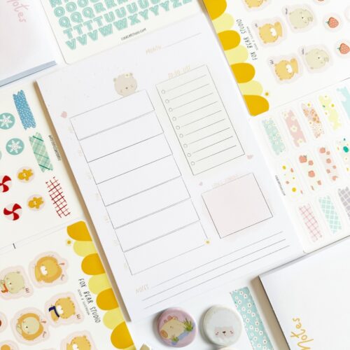 Stationery, planner, Sticker sheets