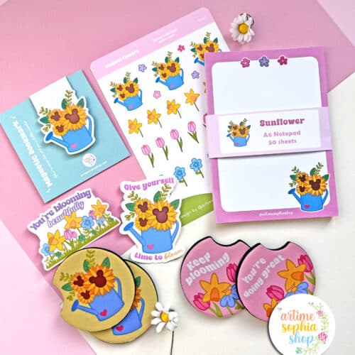 Magical Flowers Stationery